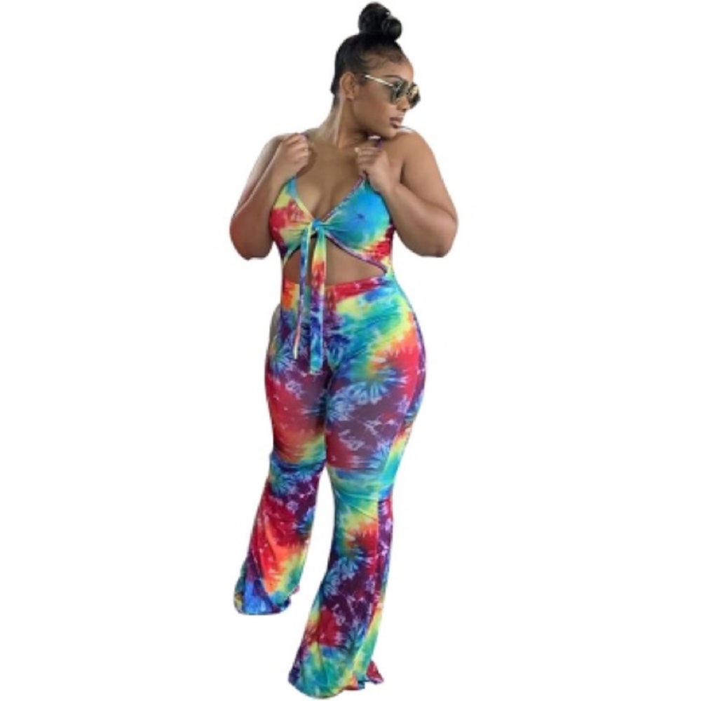 Tie Die Jumpsuit . Size medium